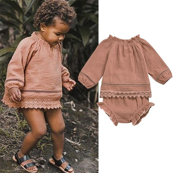 linen girls clothes long sleeve ruffle shorts 2pcs toddler girl clothes sets solid baby clothing girls boutique outfits 2t y200803, White
linen girls clothes long sleeve ruffle shorts 2pcs toddler girl clothes sets solid baby clothing girls boutique outfits 2t y200803, White