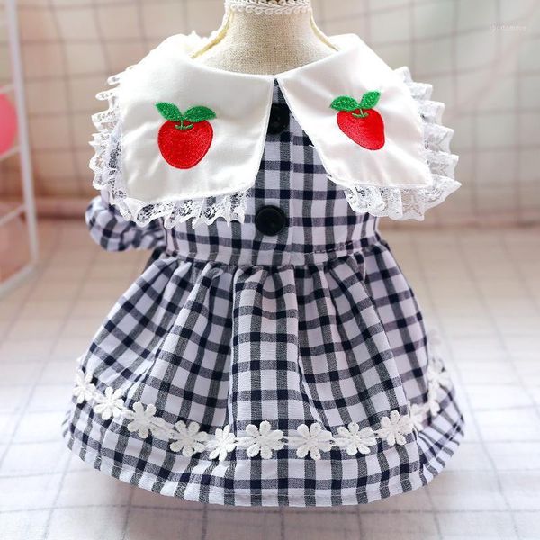 dog apparel clothes black-and-white checkered princess lace collar red printed lovely temperament small dogs pets accessories1
dog apparel clothes black-and-white checkered princess lace collar red printed lovely temperament small dogs pets accessories1