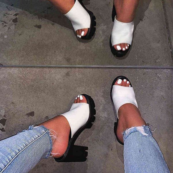 slippers women peep toe platform slippers ladies square med heels female party fashion slides woman casual shoes plus size 220307, Black
slippers women peep toe platform slippers ladies square med heels female party fashion slides woman casual shoes plus size 220307, Black