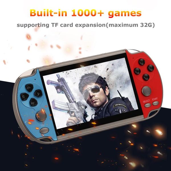 x7 4.3inch hd screen handheld game players double rocker 8gb built-in 1000games mp5 game controller tv output
x7 4.3inch hd screen handheld game players double rocker 8gb built-in 1000games mp5 game controller tv output