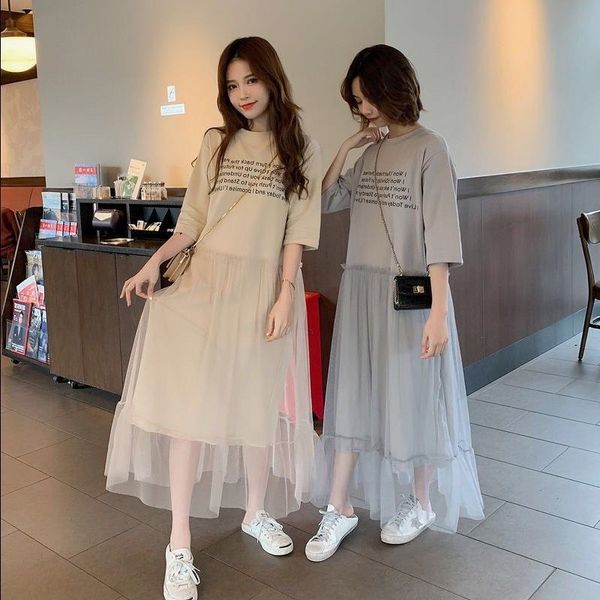 2020 summer new formal dresswomen's dresskorean version sweet round neck printing mesh stitching long and medium length girlfriends dre, Black;gray
2020 summer new formal dresswomen's dresskorean version sweet round neck printing mesh stitching long and medium length girlfriends dre, Black;gray