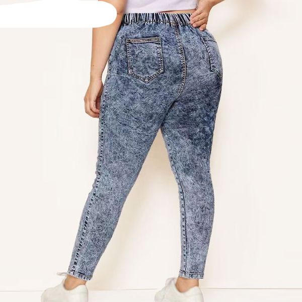 plus size elastic high waist snow wash pencil pants casual female jeans 3 4 5xl women stretch long denim pant trousers mom jeans, Blue
plus size elastic high waist snow wash pencil pants casual female jeans 3 4 5xl women stretch long denim pant trousers mom jeans, Blue