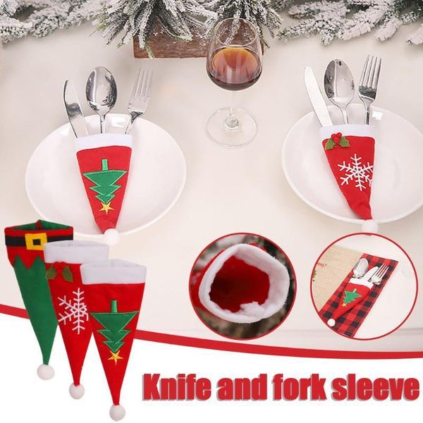 10pc new christmas ornament small hat knife and fork cover table decoration knif wedding christmas decoration navidad#301
10pc new christmas ornament small hat knife and fork cover table decoration knif wedding christmas decoration navidad#301