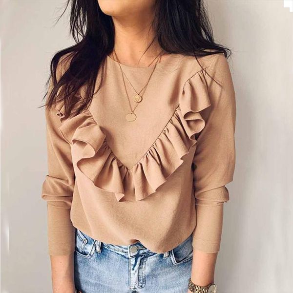 с длинным рукавом элегантная женщины блузы lady делопроизводство оборками o шеи цвета хаки рубашки белый черный осень зима рубашка gv948, White
с длинным рукавом элегантная женщины блузы lady делопроизводство оборками o шеи цвета хаки рубашки белый черный осень зима рубашка gv948, White