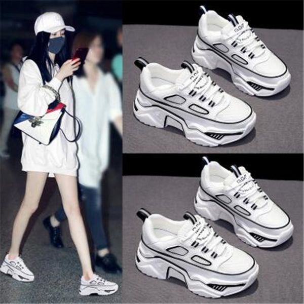 woman 2021 new black designer women's chunky fall ladies shoes jxbj