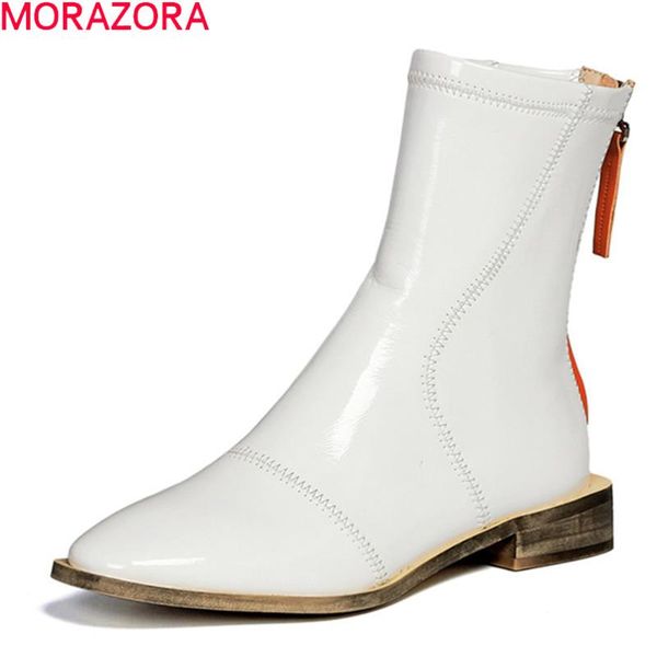 morazora 2020 ankle boots low heel square toe casual ladies shoes autumn winter solid color women boots, Black
morazora 2020 ankle boots low heel square toe casual ladies shoes autumn winter solid color women boots, Black