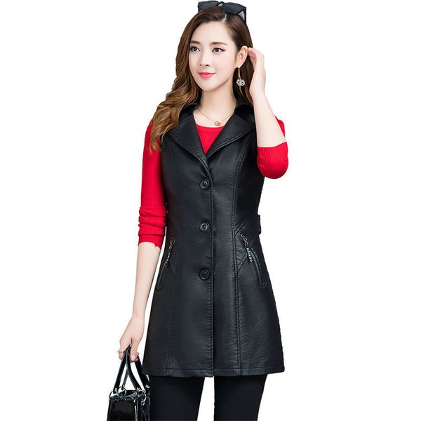 women black pu 2021 new female spring autumn vest ladies jacket women's leather coat 4xlb687 5vsg
women black pu 2021 new female spring autumn vest ladies jacket women's leather coat 4xlb687 5vsg