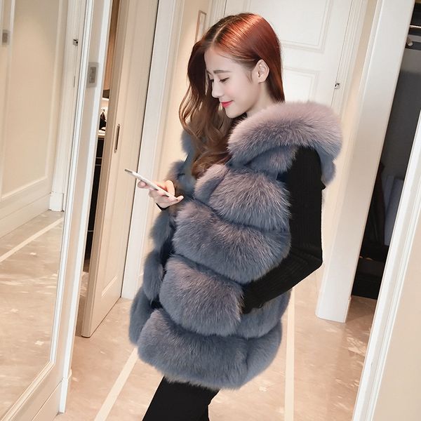 fashion streetwear warm faux fur hoody vest coat parka 2020 winter fluffy teddy bear coat women plus size 4xl patchwork fur coat lj201202, Black
fashion streetwear warm faux fur hoody vest coat parka 2020 winter fluffy teddy bear coat women plus size 4xl patchwork fur coat lj201202, Black