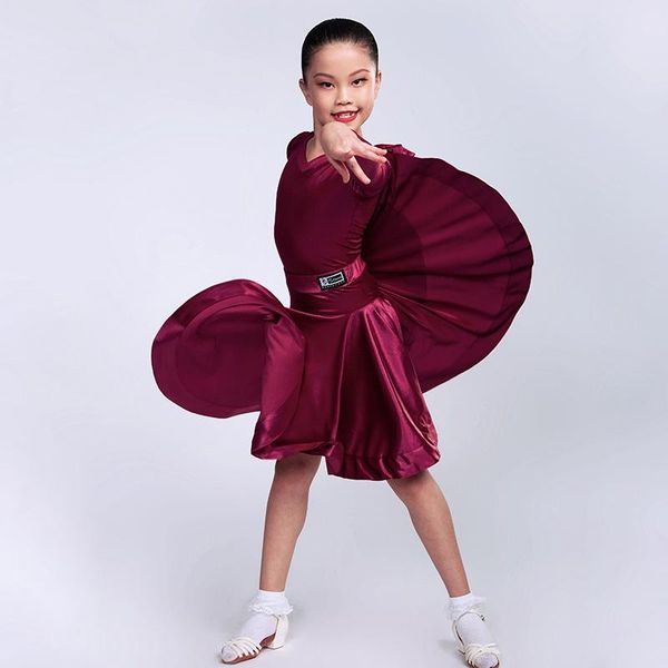 stage wear high-end latin dance competition dresses girls shiny velvet long sleeve dress rumba cha-cha samba dancing clothes dn6705, Black;red
stage wear high-end latin dance competition dresses girls shiny velvet long sleeve dress rumba cha-cha samba dancing clothes dn6705, Black;red