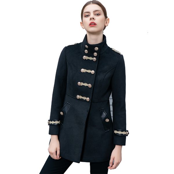 2021 new female vintage jacket double breasted trench elegant military lady coat mujer classic streetwear traf bush, Black
2021 new female vintage jacket double breasted trench elegant military lady coat mujer classic streetwear traf bush, Black