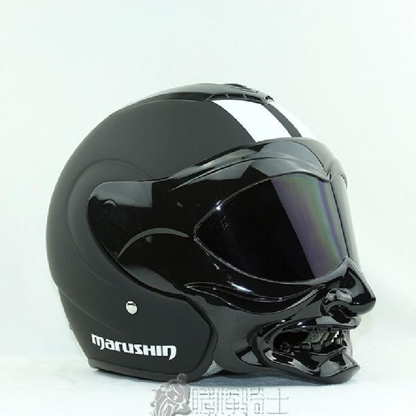 new personality marushine c609 motorcycle helmet half helmet cycle racing marushin grimace warrior style open face1
new personality marushine c609 motorcycle helmet half helmet cycle racing marushin grimace warrior style open face1