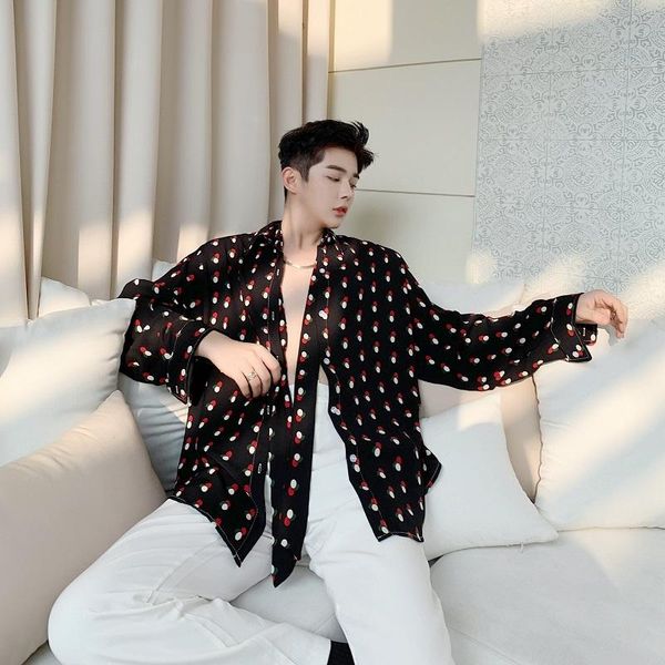 men's casual shirts 2021 spring and autumn original personalized custom retro dot pattern loose long-sleeved shirt fashion coat black, White;black
men's casual shirts 2021 spring and autumn original personalized custom retro dot pattern loose long-sleeved shirt fashion coat black, White;black