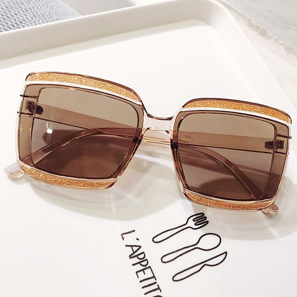 sunglasses polarized crystal shiny frame for women 2021 oversized square sun glasses female elegant gradient shades, White;black
sunglasses polarized crystal shiny frame for women 2021 oversized square sun glasses female elegant gradient shades, White;black