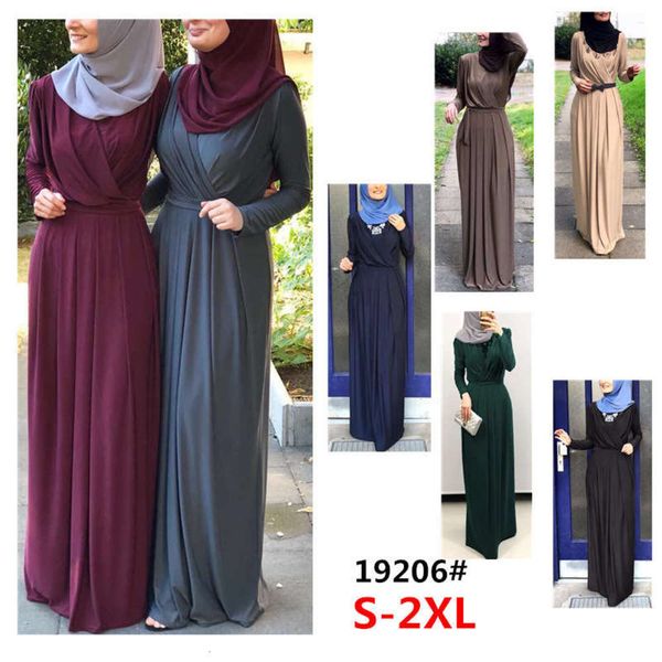 v-neck abaya edodo lace up new pleated floor length dress 19206, Black;gray
v-neck abaya edodo lace up new pleated floor length dress 19206, Black;gray
