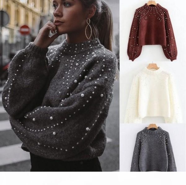 fashion luxury women winter pearl knitted sweaters casual chunky loose sweater pullover knitwear blouse shirts outwear, White;black
fashion luxury women winter pearl knitted sweaters casual chunky loose sweater pullover knitwear blouse shirts outwear, White;black