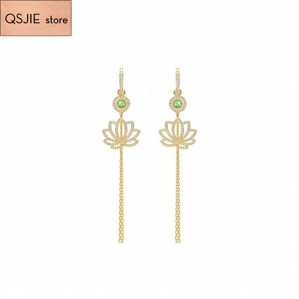 qsjie swa new style. various wearing methods. unique and noble lotus lady earrings charming fashion jewelry, Silver
qsjie swa new style. various wearing methods. unique and noble lotus lady earrings charming fashion jewelry, Silver