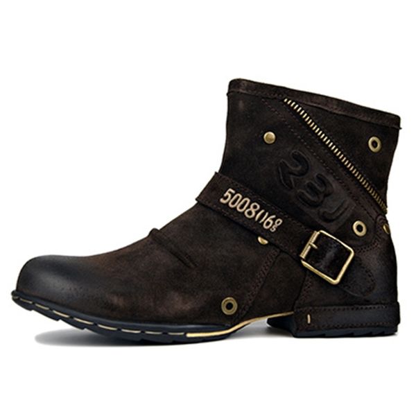 2021 zone men's genuine suede high superior autumn/winter ankle motercycle leather boots winter shoes wq44, Black
2021 zone men's genuine suede high superior autumn/winter ankle motercycle leather boots winter shoes wq44, Black