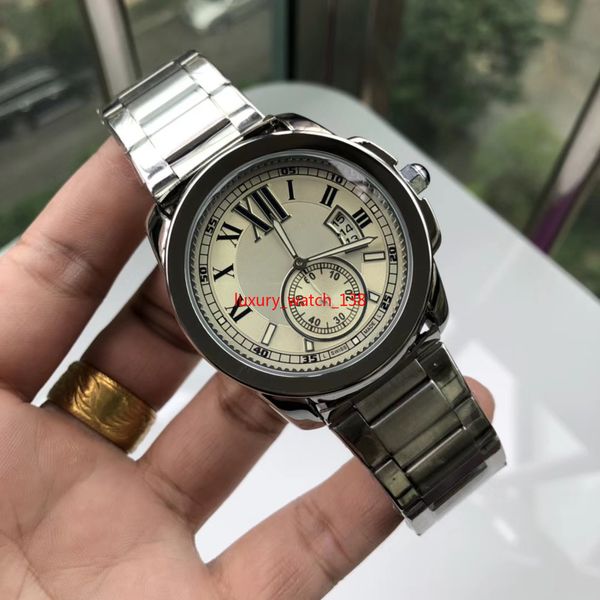 3a class 2-needle semi-classic men watch uses high-quality steel watchband movement, imported quartz movement watches uses mineral wear, Slivery;brown
3a class 2-needle semi-classic men watch uses high-quality steel watchband movement, imported quartz movement watches uses mineral wear, Slivery;brown