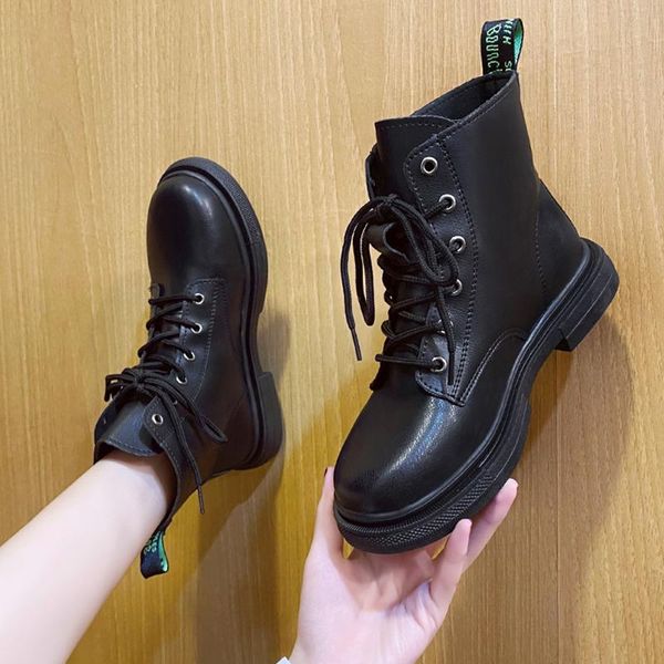 winter boots lady flat heel rock shoes woman round toe mid-calf booties women boots-women luxury designer low heels, Black
winter boots lady flat heel rock shoes woman round toe mid-calf booties women boots-women luxury designer low heels, Black