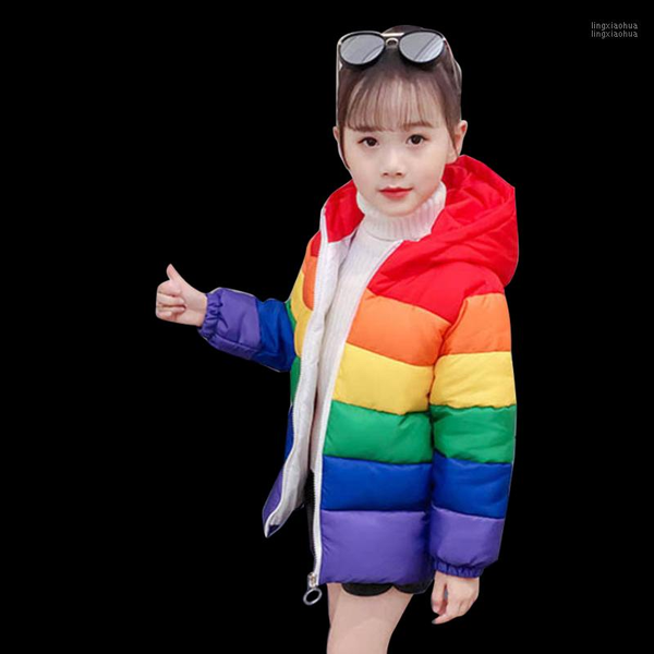 winter jacket girl rainbow striped jacket coat for girl thick hooded outerwear for kids casual girls warm clothes 6 8 10 12 141, Blue;gray
winter jacket girl rainbow striped jacket coat for girl thick hooded outerwear for kids casual girls warm clothes 6 8 10 12 141, Blue;gray