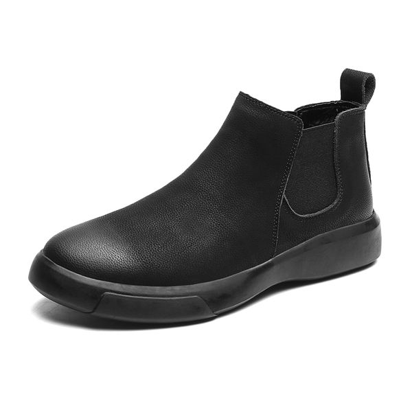 marson men's casual flats boots short shoe ankle short boot comfortable waterproof outdoor slip-on leather footwear plus size 201019, Black
marson men's casual flats boots short shoe ankle short boot comfortable waterproof outdoor slip-on leather footwear plus size 201019, Black