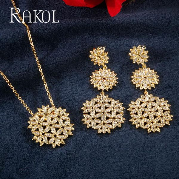 rakol lovely cubic zirconia flowers pendant necklace earrings jewelry set for women fashion bridal wedding jewelry rs30101, Silver
rakol lovely cubic zirconia flowers pendant necklace earrings jewelry set for women fashion bridal wedding jewelry rs30101, Silver