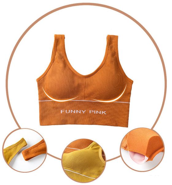 underwear women sports bra padded size a-d cup letters yoga bra for women solid cotton brand for fitness, White;black
underwear women sports bra padded size a-d cup letters yoga bra for women solid cotton brand for fitness, White;black