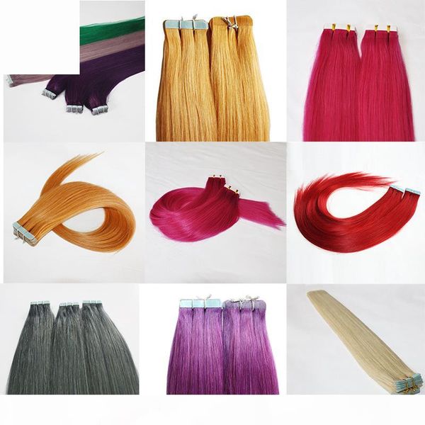 ce ceitification wholesale factory directly 2.0g 2.5g piece 60pcs lotbrizilian virgin human hair gray color tape hair extensions, Black
ce ceitification wholesale factory directly 2.0g 2.5g piece 60pcs lotbrizilian virgin human hair gray color tape hair extensions, Black