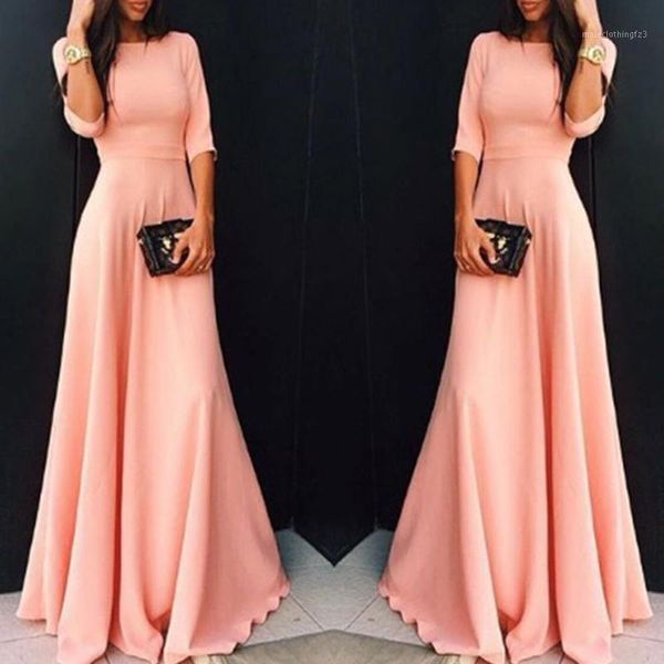 casual dresses women half sleeve round neck solid color high waist floral trim party dress gown chiffon robe femme1, Black;gray
casual dresses women half sleeve round neck solid color high waist floral trim party dress gown chiffon robe femme1, Black;gray
