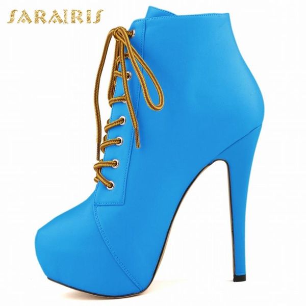 sarairis big size 42 extreme high heels platform autumn winter shoes women party ankle boots female, Black
sarairis big size 42 extreme high heels platform autumn winter shoes women party ankle boots female, Black
