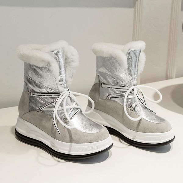 зима теплая шерсть женщины большой размер snow boots повседневный офис квартиры платформа сапоги из натуральной кожи природные женщины сладк, Black
зима теплая шерсть женщины большой размер snow boots повседневный офис квартиры платформа сапоги из натуральной кожи природные женщины сладк, Black