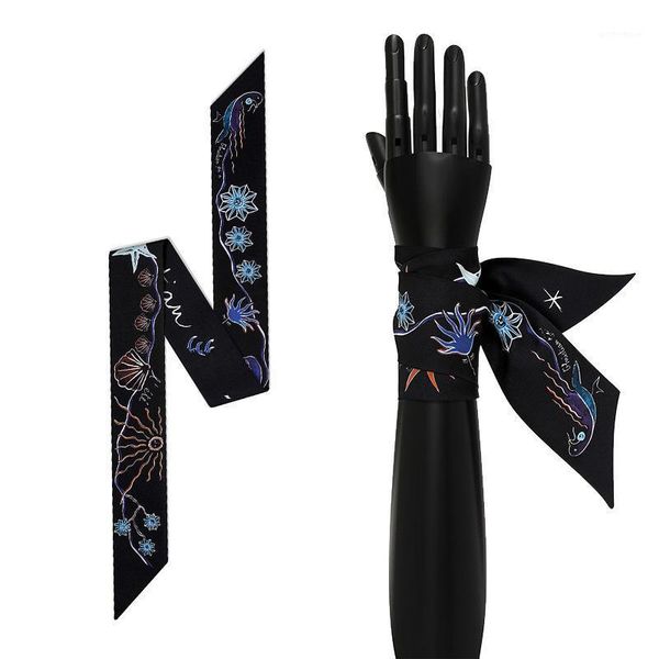 scarves 2021 style letter small print womens silk scarf female tie women headband handle bag ribbon fashion long hair band1, Blue;gray
scarves 2021 style letter small print womens silk scarf female tie women headband handle bag ribbon fashion long hair band1, Blue;gray