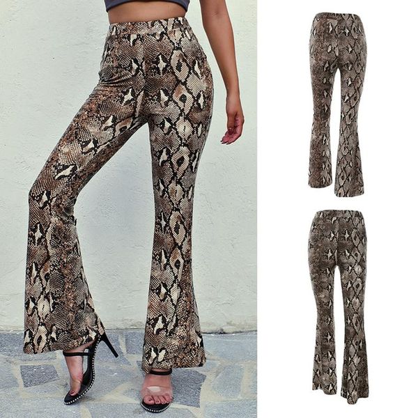 women's pants & capris design high waist women snakeskin leopard wide leg long flare bell bottom trouser fashion ladies autumn, Black;white
women's pants & capris design high waist women snakeskin leopard wide leg long flare bell bottom trouser fashion ladies autumn, Black;white