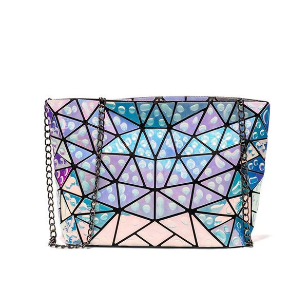 women holographic shoulder bag geometric diamond handbag drop water plaid small chain crossbody clutch bag for teenage
women holographic shoulder bag geometric diamond handbag drop water plaid small chain crossbody clutch bag for teenage
