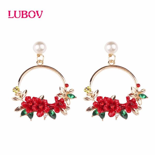 lubov elegant pink flower earrings for women girls jewelry female rhinestone gold metal round circle drop earrings gifts 2020, Silver
lubov elegant pink flower earrings for women girls jewelry female rhinestone gold metal round circle drop earrings gifts 2020, Silver