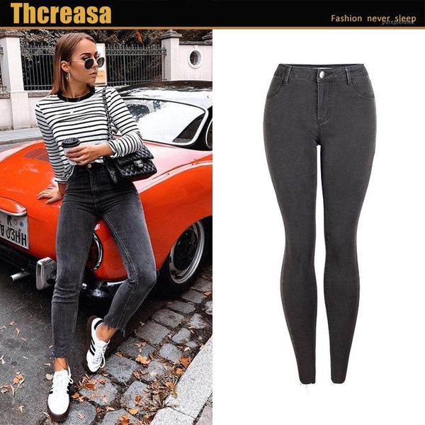 new wish simple small leg jeans women s high waist thin pencil pants dark gray pants1, Blue
new wish simple small leg jeans women s high waist thin pencil pants dark gray pants1, Blue