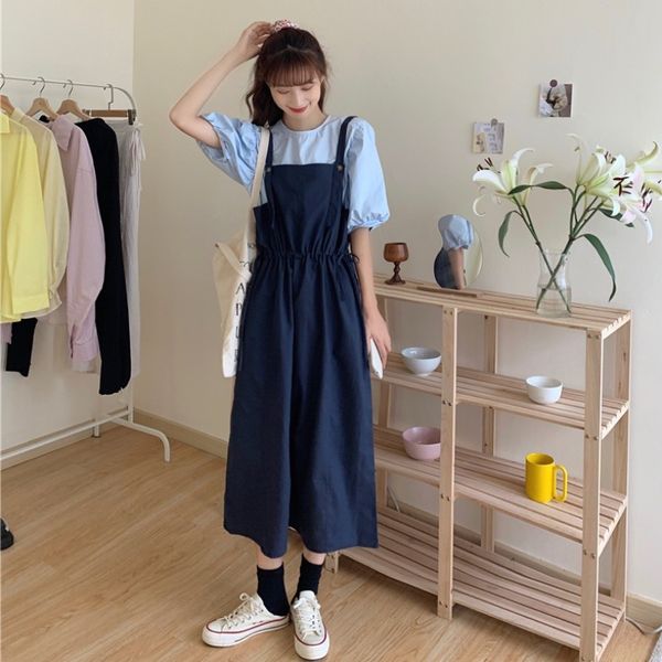 2021 new polyester solid color autumn and summer casual all-match forest straps high waist midi cord dress fashion iw4x, Black;gray
2021 new polyester solid color autumn and summer casual all-match forest straps high waist midi cord dress fashion iw4x, Black;gray