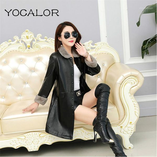 2019leather jacket clothing woman leather and fur loose black coat women perfecto femme cuir campera cuero mujer coats1
2019leather jacket clothing woman leather and fur loose black coat women perfecto femme cuir campera cuero mujer coats1