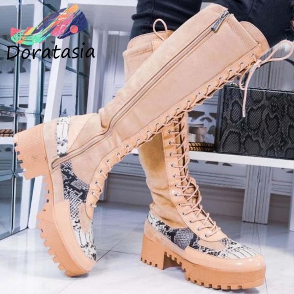 doratasia ins женской моды змей печать круглого toe boots платформа zipper boots лоскутных женщины дизайнер прохладная обувь женщина, Black
doratasia ins женской моды змей печать круглого toe boots платформа zipper boots лоскутных женщины дизайнер прохладная обувь женщина, Black