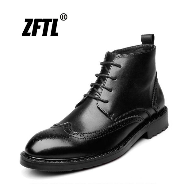 zftl new men martins boots causal man boots genuine leather autumn bullock carved trend handmade big size men's ankle boots 043 201102, Black
zftl new men martins boots causal man boots genuine leather autumn bullock carved trend handmade big size men's ankle boots 043 201102, Black