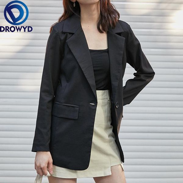 women's suits & blazers white women 2021 fashion lady office work suit pockets jackets coat casual loose long-sleeve simple chic outer, White;black
women's suits & blazers white women 2021 fashion lady office work suit pockets jackets coat casual loose long-sleeve simple chic outer, White;black