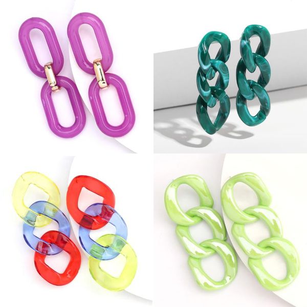 wgoud new colorful acrylic chain drop earring bohemian resin statement long dangle drop earring brincos for women, Silver
wgoud new colorful acrylic chain drop earring bohemian resin statement long dangle drop earring brincos for women, Silver