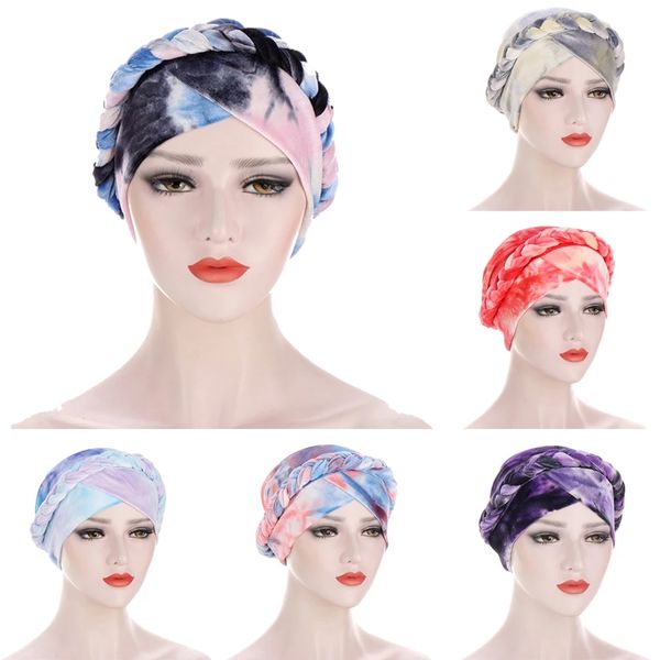 india muslim women hijab hat tie dye cancer chemo cap braid turban headscarf islam head wrap lady beanie bonnet hair loss cover, Blue;gray
india muslim women hijab hat tie dye cancer chemo cap braid turban headscarf islam head wrap lady beanie bonnet hair loss cover, Blue;gray