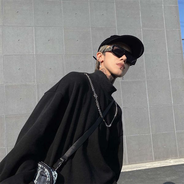 naplab chain collar sweater for men women with plush thickening autumn and winter yamamoto style high street fashion brand outer, Black
naplab chain collar sweater for men women with plush thickening autumn and winter yamamoto style high street fashion brand outer, Black