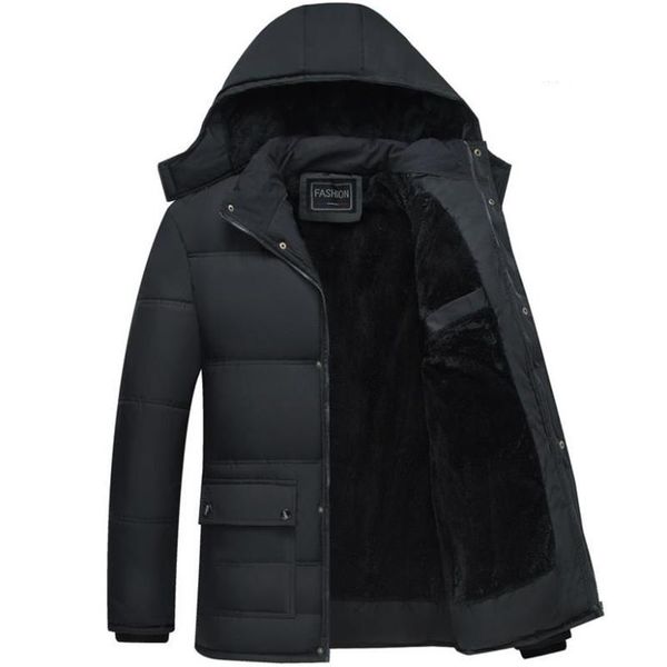 winter mens parka jackets thick warm jacket men casual hooded detachable cotton coats men large size, Black
winter mens parka jackets thick warm jacket men casual hooded detachable cotton coats men large size, Black