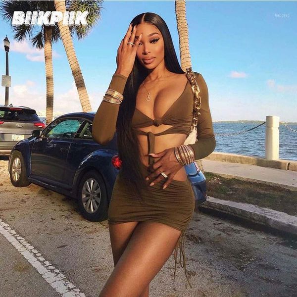 biikpiik skinny hollow out long sleeve autumn mini dresses bodycon solid drawstring female dress clubwear clothing1, Black;gray
biikpiik skinny hollow out long sleeve autumn mini dresses bodycon solid drawstring female dress clubwear clothing1, Black;gray