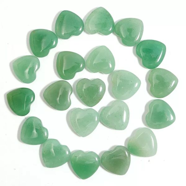20mm small green aventurine natural stone heart polished healing love hearts crystal crafts for home decor, Black
20mm small green aventurine natural stone heart polished healing love hearts crystal crafts for home decor, Black