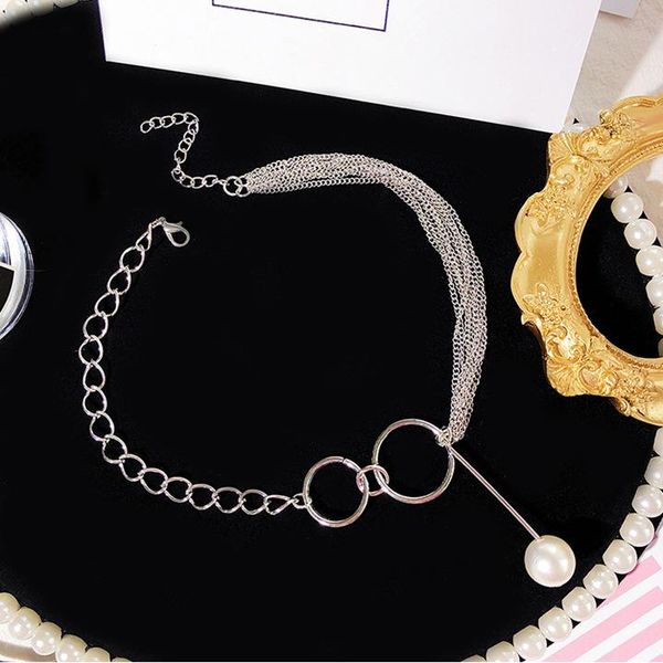 chokers bohemia vintage multilayer pearl pendant necklace fashion silver color chain boho simple choker necklaces jewelry, Golden;silver
chokers bohemia vintage multilayer pearl pendant necklace fashion silver color chain boho simple choker necklaces jewelry, Golden;silver