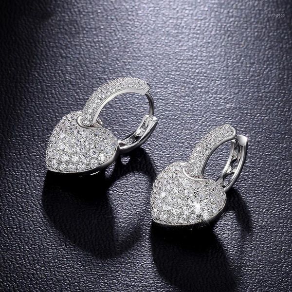 charm heart hoop silver earrings cubic zirconia earings for women wedding statement earring oorbellen brincos pendientes e5m0421, Golden
charm heart hoop silver earrings cubic zirconia earings for women wedding statement earring oorbellen brincos pendientes e5m0421, Golden