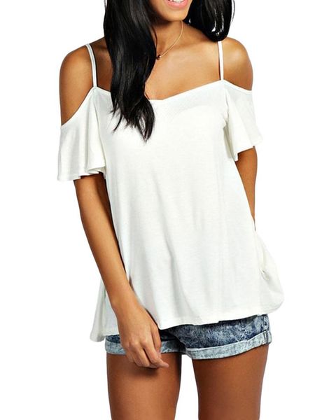 5xl plus size t shirt women summer basic t-shirt off shoulder short sleeve solid casual loose oversized tee shirt femme 2020, White
5xl plus size t shirt women summer basic t-shirt off shoulder short sleeve solid casual loose oversized tee shirt femme 2020, White